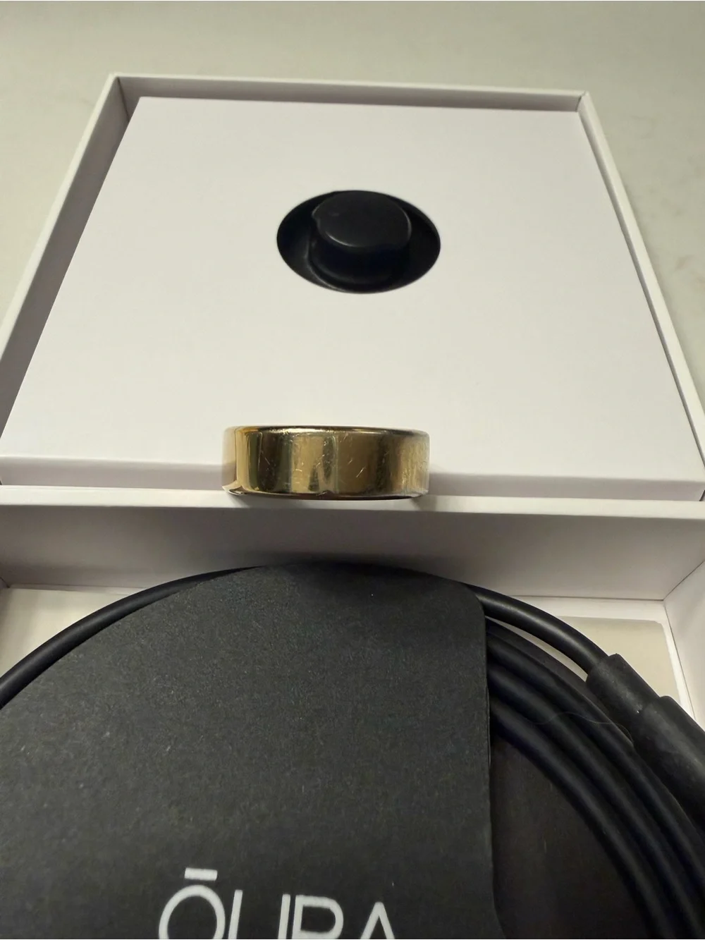 Gold Heritage Oura ring, size 9, Gen3